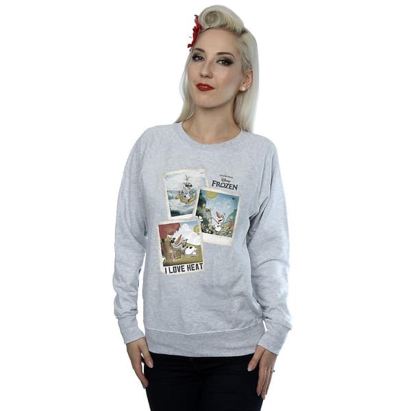 Frozen Womens/Ladies Olaf Polaroid Sweatshirt