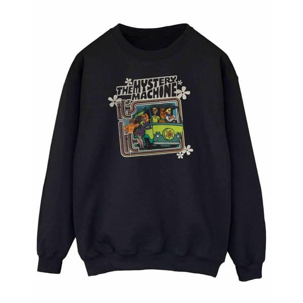 Scooby Doo Sweatshirt - The Mystery Machine - dam/dam Black XL