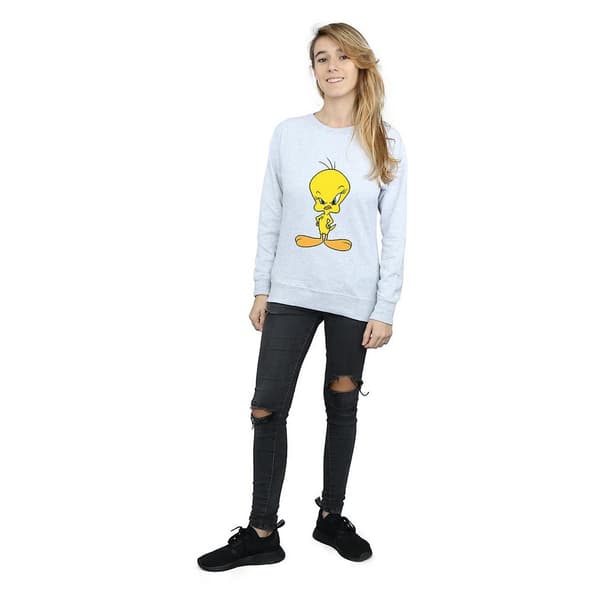 Looney Tunes Womens/Ladies Angry Tweety Sweatshirt