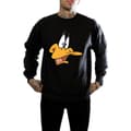Miniatyrbilde 5 av 5: Looney Tunes Mens Daffy Duck Face Sweatshirt