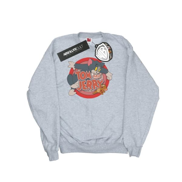 Tom and Jerry Mens Classic Catch Sweatshirt