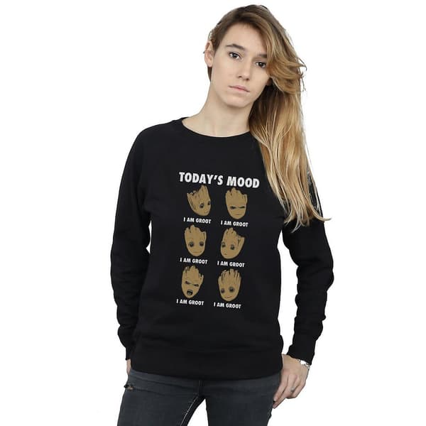 Guardians Of The Galaxy Womens/Ladies Today´s Mood Groot Sweatshirt