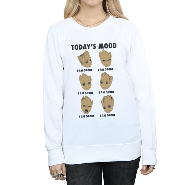 Guardians Of The Galaxy Womens/Ladies Today´s Mood Groot Sweatshirt