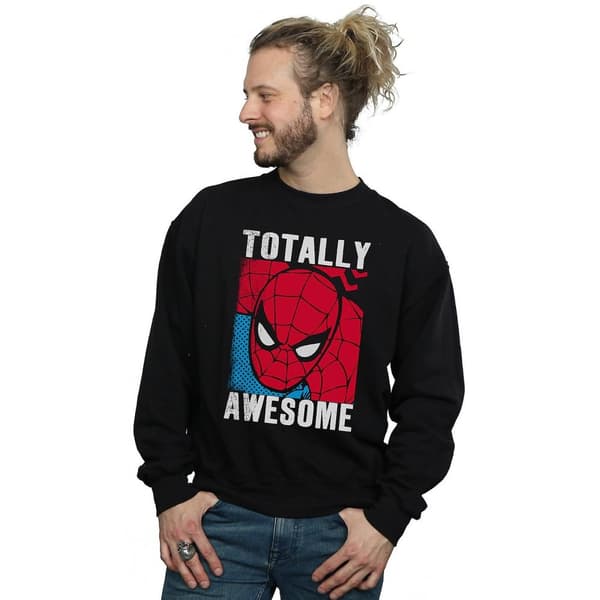 Spider-Man Mens Totally Awesome Sweatshirt