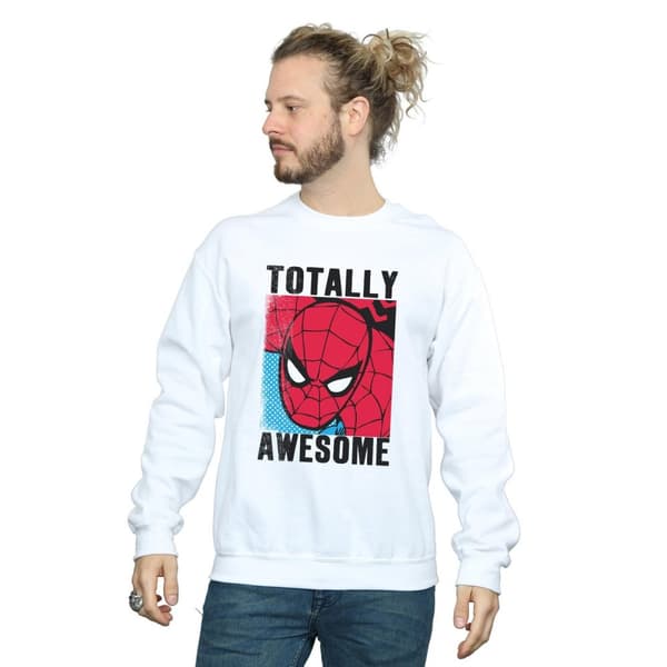 Spider-Man Mens Totally Awesome Sweatshirt