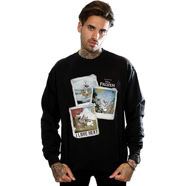 Frozen Mens Olaf Polaroid Sweatshirt