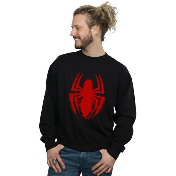 Spider-Man Mens Emblem Logo Sweatshirt