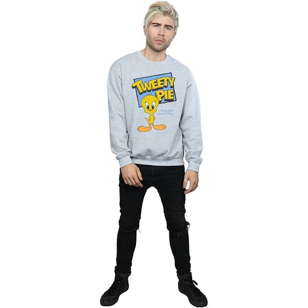 Looney Tunes Mens Classic Tweety Sweatshirt