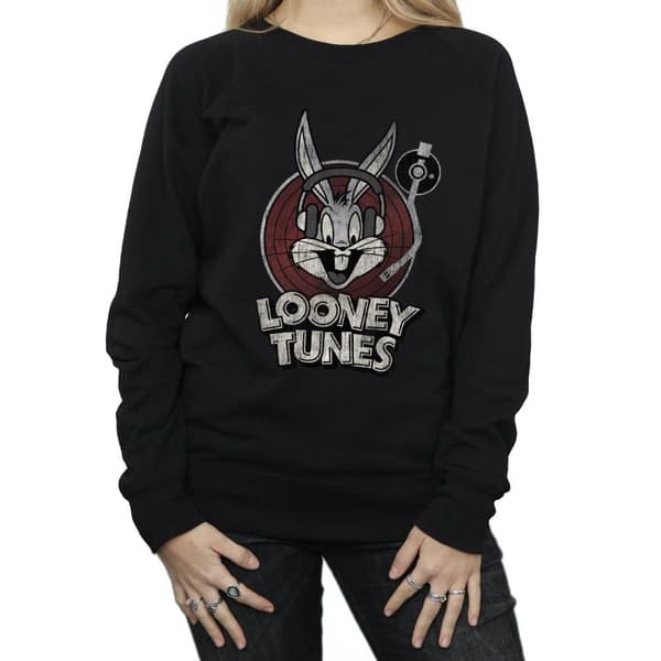 Looney Tunes Womens/Ladies Bugs Bunny Logo Sweatshirt