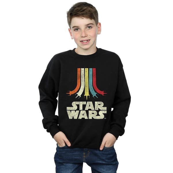 Star Wars Boys Retro Rainbow Sweatshirt