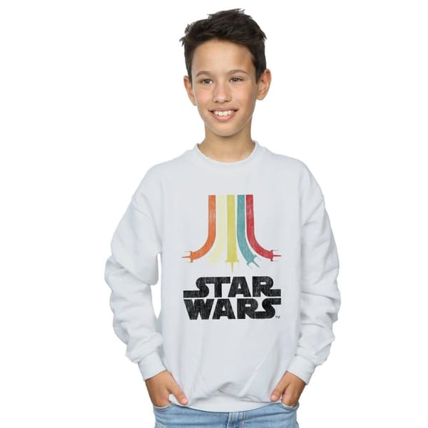 Star Wars Boys Retro Rainbow Sweatshirt
