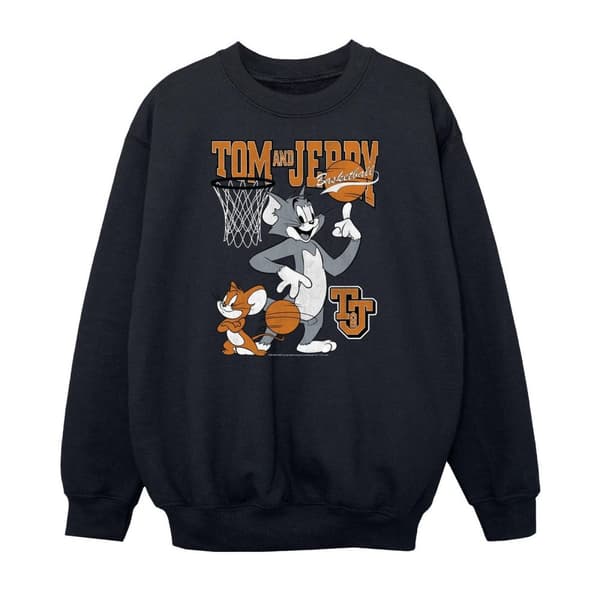 Tom and Jerry Basket-tröja med snurrfunktion för pojkar