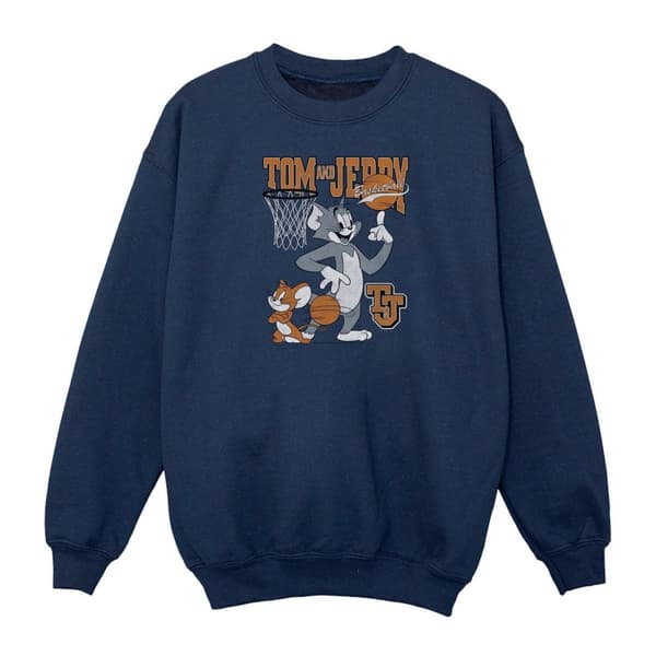 Tom and Jerry Basket-tröja med snurrfunktion för pojkar