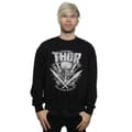 Miniatyrbilde 4 av 5: Thor: Ragnarok Mens Hammer Logo Sweatshirt
