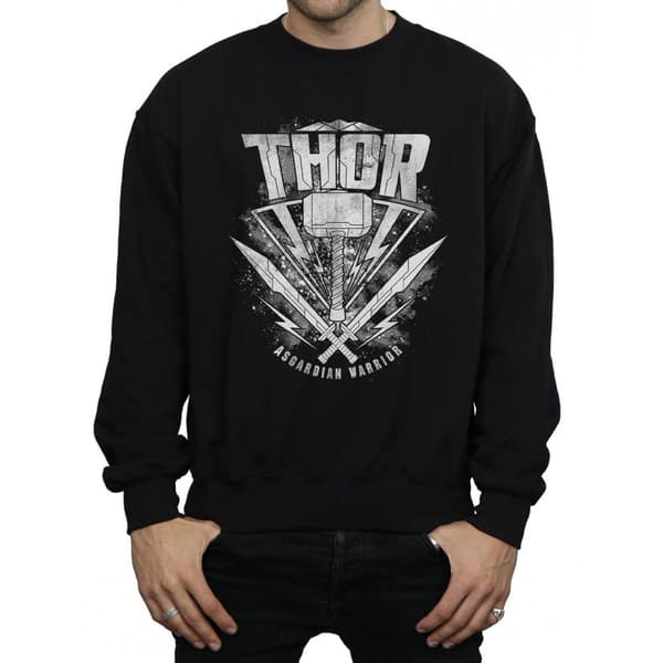 Thor: Ragnarok Mens Hammer Logo Sweatshirt