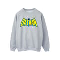 Miniatyrbild 1 av 5: Batman Dam/Tjej Retro Logo Sweatshirt i Heather