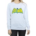 Miniatyrbild 3 av 5: Batman Dam/Tjej Retro Logo Sweatshirt i Heather