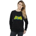 Miniatyrbild 2 av 5: Batman Dam/Tjej Retro Logo Sweatshirt i Heather