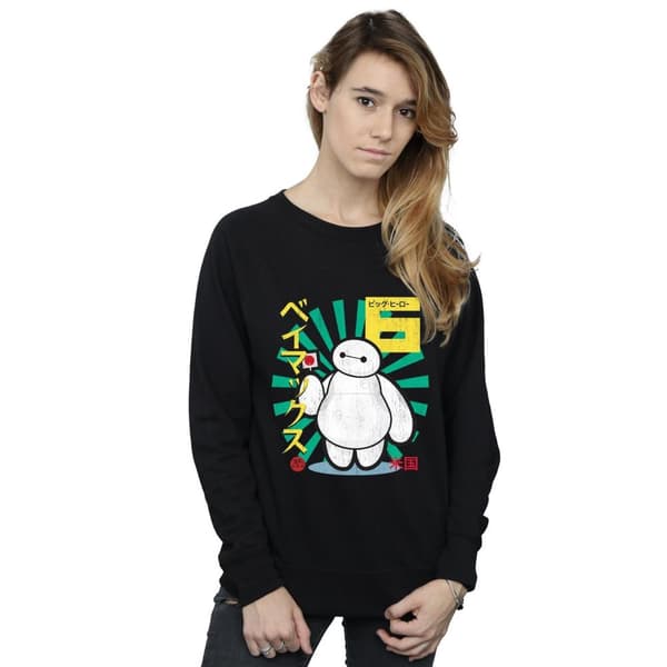 Big Hero 6 Womens/Ladies Baymax Lollipop Sweatshirt