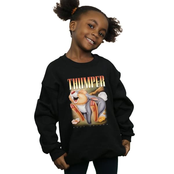 Bambi Girls Thumper Montage Sweatshirt
