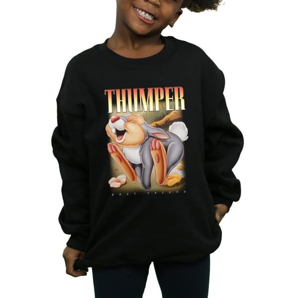 Bambi Girls Thumper Montage Sweatshirt