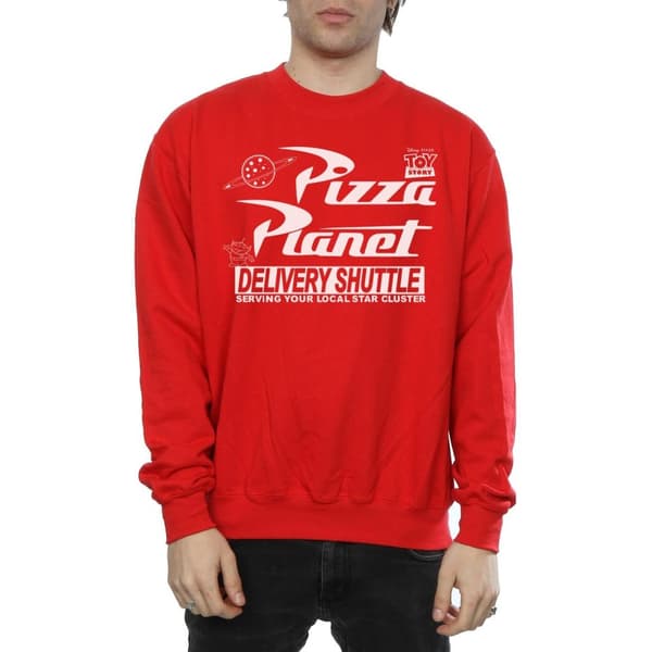 Toy Story Mens Pizza Planet Logo Sweatshirt