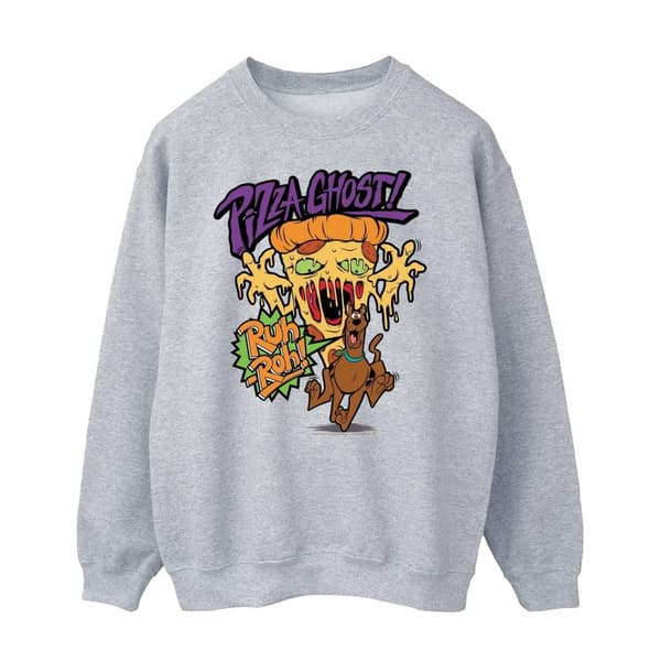 Scooby Doo Mens Pizza Ghost Sweatshirt
