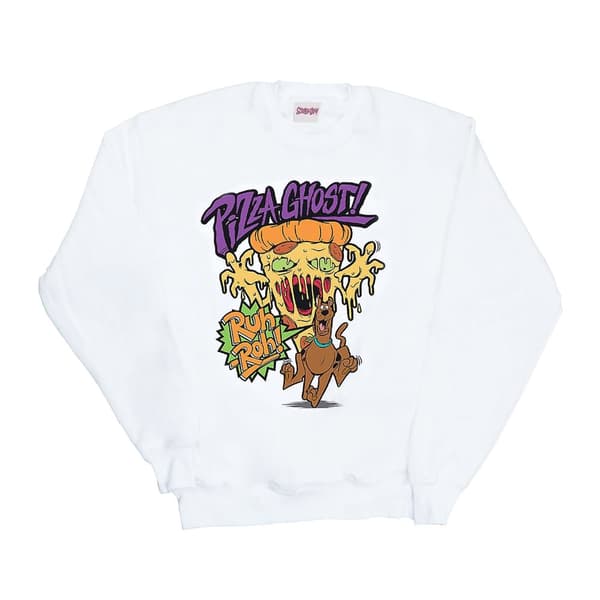 Scooby Doo Mens Pizza Ghost Sweatshirt