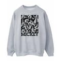 Miniatyrbillede 1 af 5: Disney Mens Mickey Mouse Grid Sweatshirt