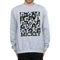 Miniatyrbillede 5 af 5: Disney Mens Mickey Mouse Grid Sweatshirt