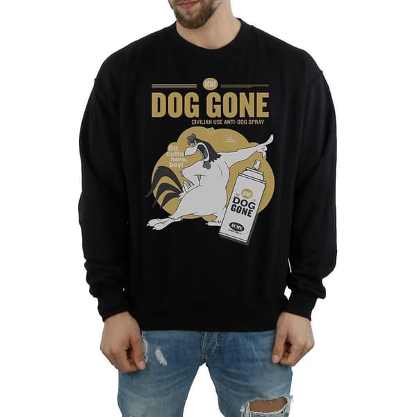 Looney Tunes Mens Dog Gone Foghorn Leghorn Sweatshirt