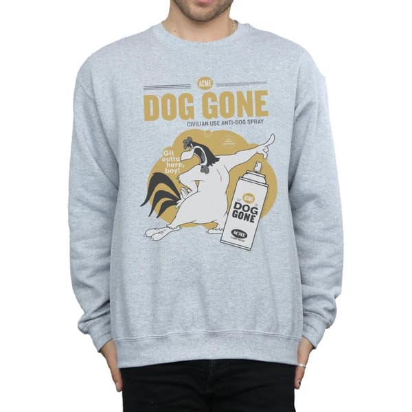Looney Tunes Mens Dog Gone Foghorn Leghorn Sweatshirt