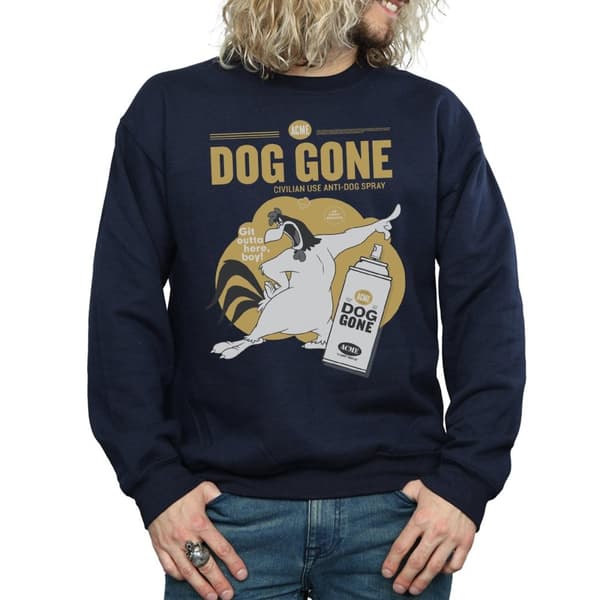 Looney Tunes Mens Dog Gone Foghorn Leghorn Sweatshirt