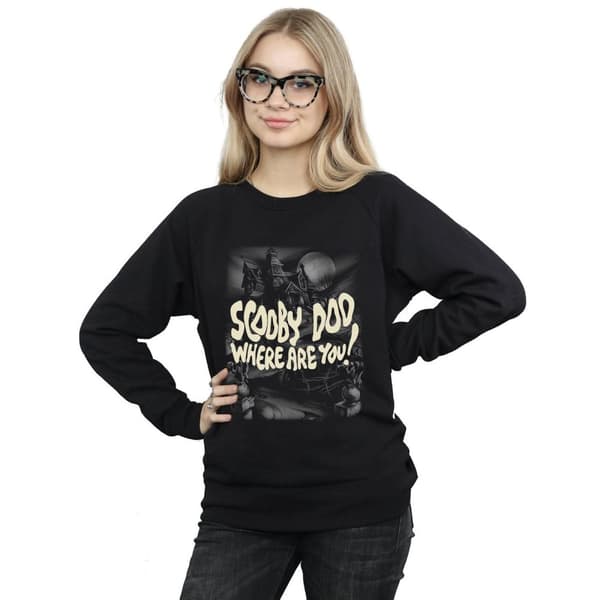 Scooby Doo Womens/Ladies Where Are You? Castle Sweatshirt