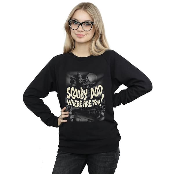 Scooby Doo Womens/Ladies Where Are You? Castle Sweatshirt
