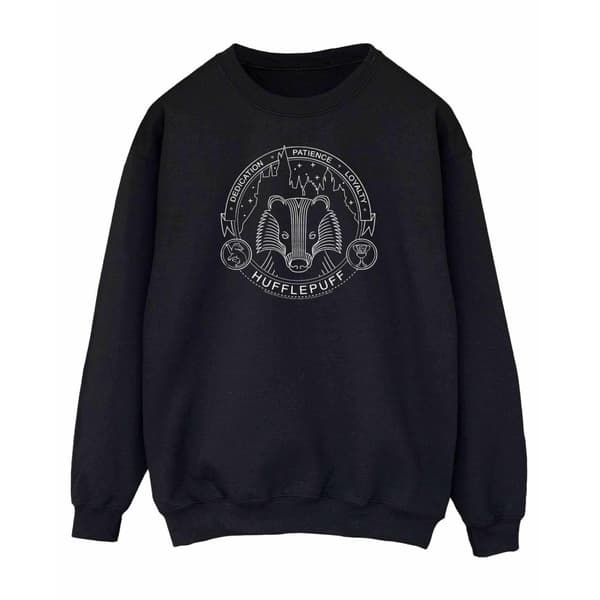 Harry Potter Womens/Ladies Hufflepuff Seal Sweatshirt