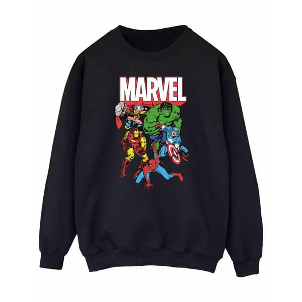 Marvel Comics Kvinnor/Damer Group Shot Sweatshirt