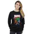 Miniatyrbild 2 av 4: Marvel Comics Kvinnor/Damer Group Shot Sweatshirt