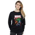 Miniatyrbild 3 av 4: Marvel Comics Kvinnor/Damer Group Shot Sweatshirt