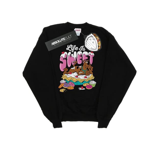 Scooby Doo Mens Life Is Sweet Sweatshirt