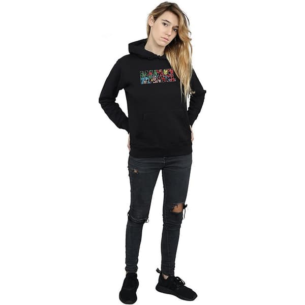 Marvel Comics Womens/Ladies Infill Logo Hoodie