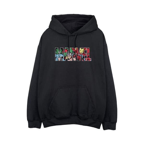 Marvel Comics Womens/Ladies Infill Logo Hoodie