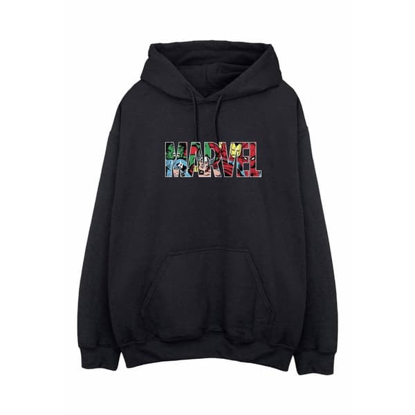 Marvel Comics Mens Infill Logo Hoodie