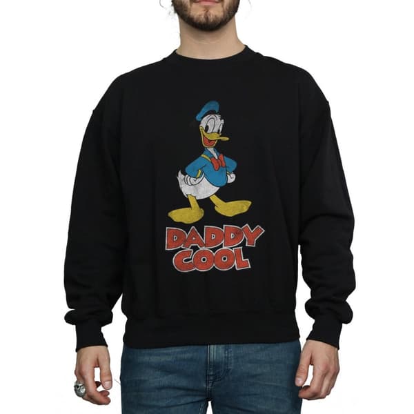 Disney Mens Daddy Cool Donald Duck Sweatshirt