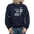 Miniatyrbilde 4 av 5: Looney Tunes Unisex Adult What´s Up Doc Bugs Bunny Stripe Sweatshirt