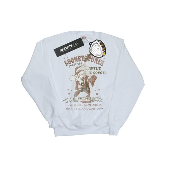 Looney Tunes Womens/Ladies Wile E Coyote Guitar Sweatshirt