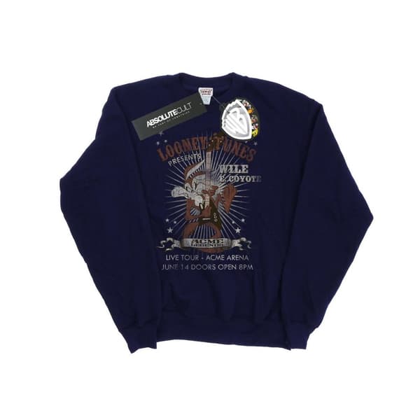 Looney Tunes Womens/Ladies Wile E Coyote Guitar Sweatshirt