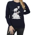 Miniatyrbilde 2 av 5: 101 Dalmatians Womens/Ladies Chair Sweatshirt