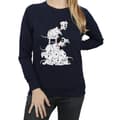 Miniatyrbilde 3 av 5: 101 Dalmatians Womens/Ladies Chair Sweatshirt