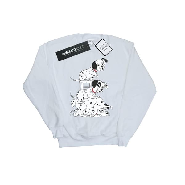 101 Dalmatians Sweatshirt med stol för kvinnor/damer White L